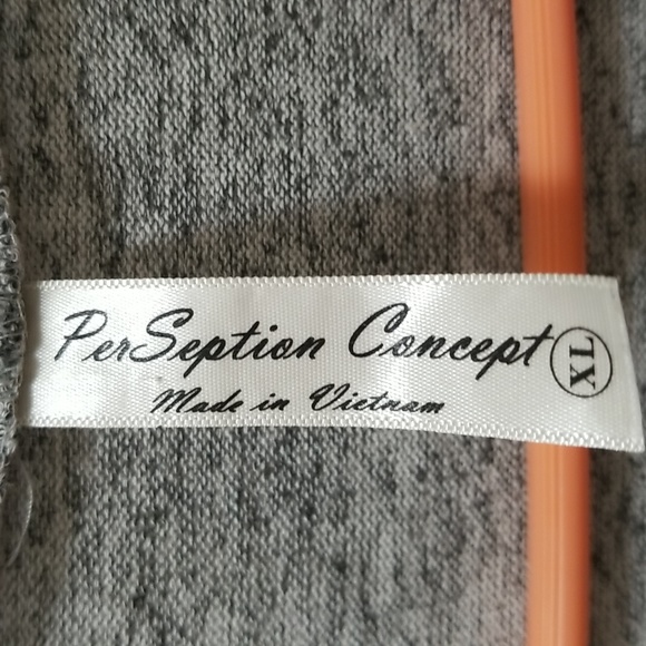 3/$15 PerSeption Concept cardigan sz XL - Picture 2 of 7
